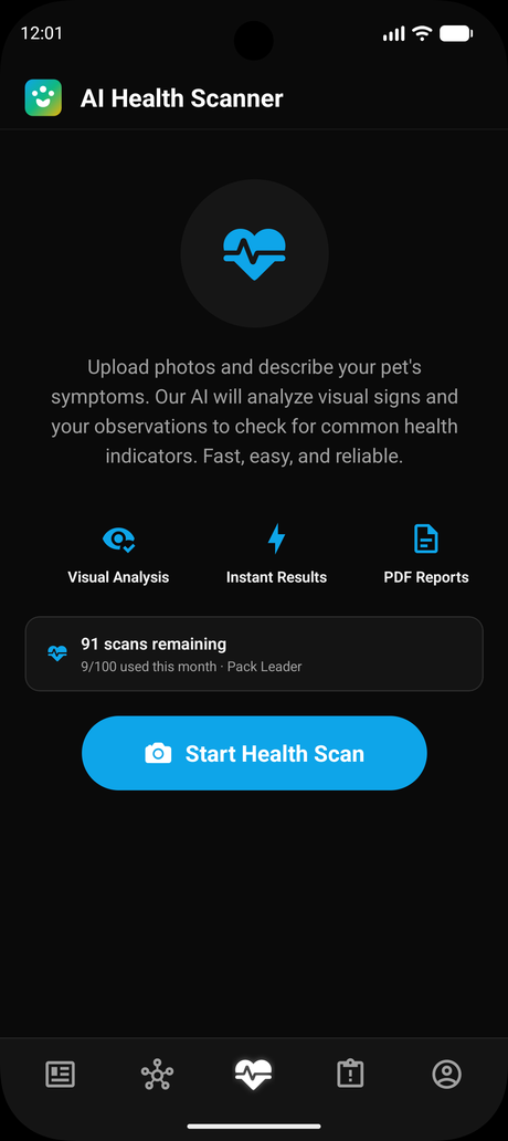 Dierend AI health scanner
